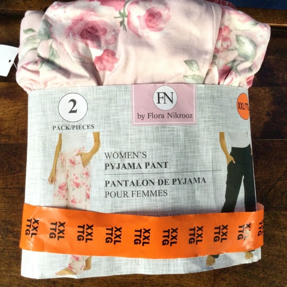 Flora Nikrooz Women's Pink Floral Pajama Pants NWT